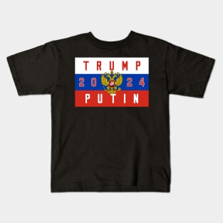 TRUMP PUTIN 2024 Kids T-Shirt